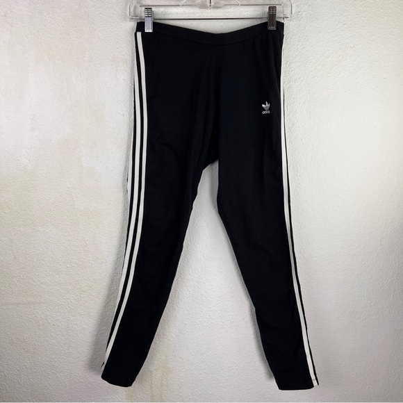 adidas Pants & Jumpsuits Adidas Three Stripe Legging Wtrefoil Black